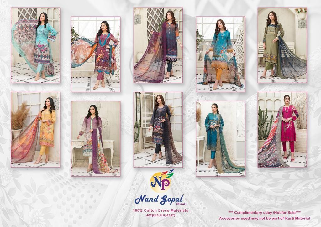 Nand Gopal Nazakat 1 Daily Wear Wholesale Dress Material Collection